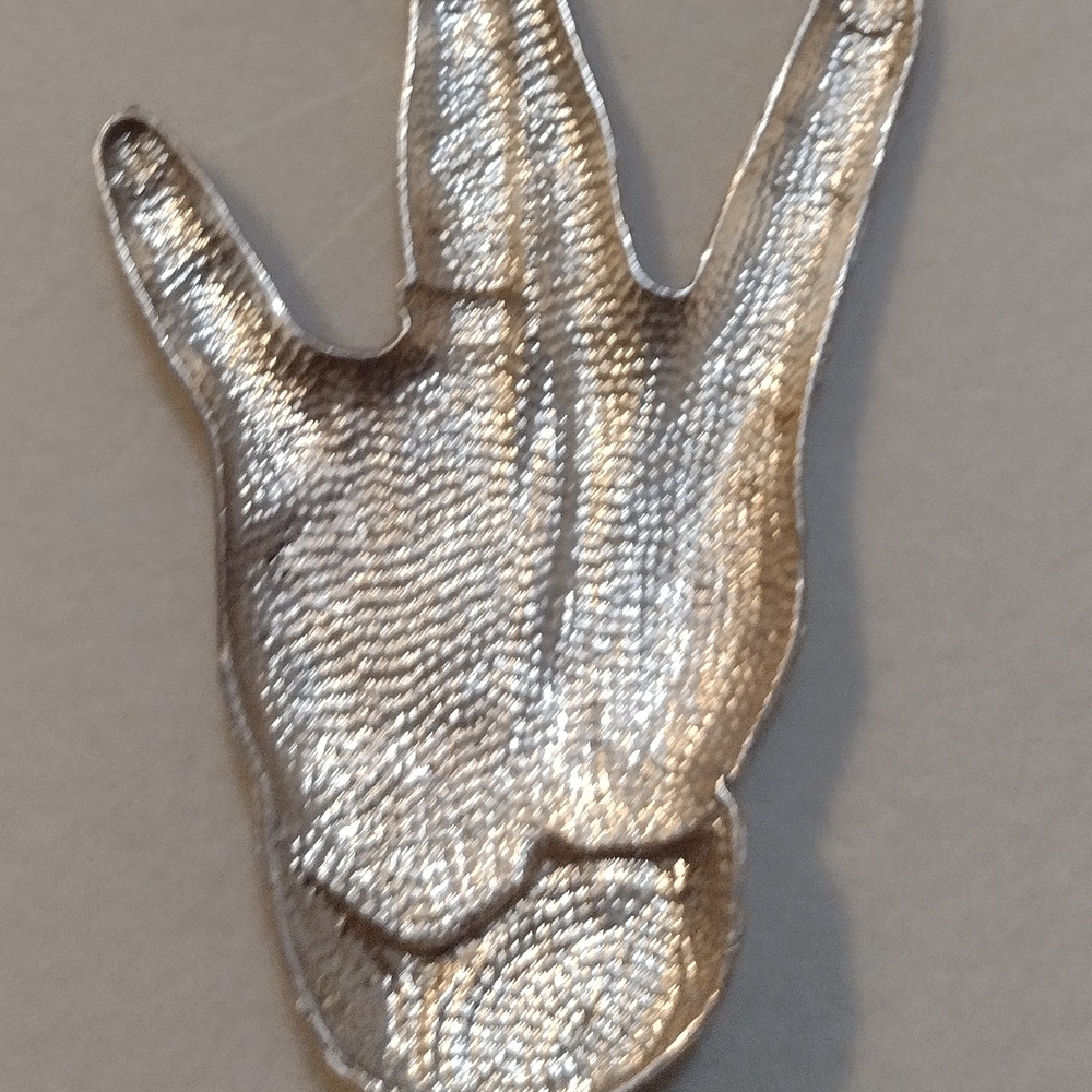 Silver Hand Pendant - Picture 3 of 12